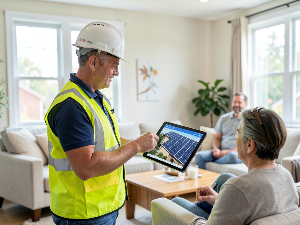 Premier rendez-vous avec un installateur solaire